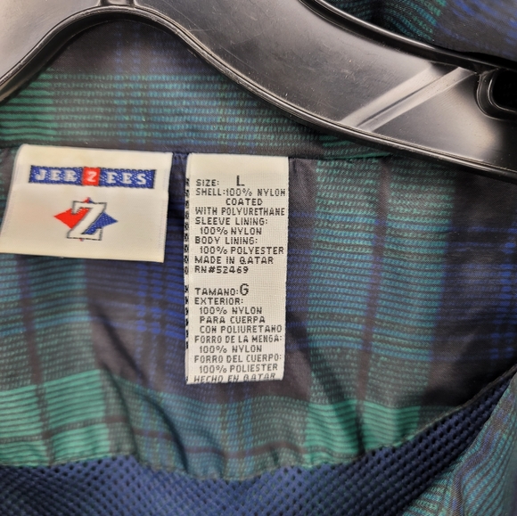 Vintage Jerzees Windbreaker, Men's - Picture 3 of 4